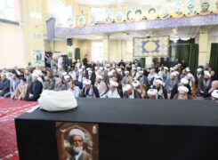 مراسم تشییع و تدفین مرحوم آیت‌الله طه‌محمدی  در همدان