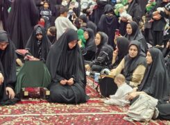 همایش بزرگ شیرخوارگان حسینی با حضور  بانوان همدانی در حسینیه ثارالله سپاه انصارالحسین علیه السلام برگزار شد