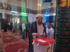 حضور مسئولان استان در شعبه اخذ رأی در دور دوم انتخاب ریاست جمهوری