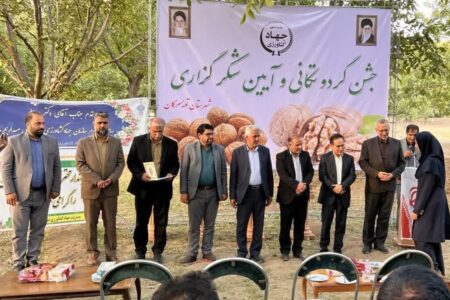 برگزاری جشن گردوتکانی و آئین شکرگزاری برداشت محصول در شهرستان تویسرکان