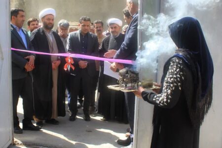 بهره‌برداری از کارگاه خیاطی ویژه عشایر