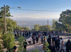 مستندتصویری همایش بزرگ پیاده روی خانوادگی مردم همدان در مجتمع تفریحی توریستی عباس آباد