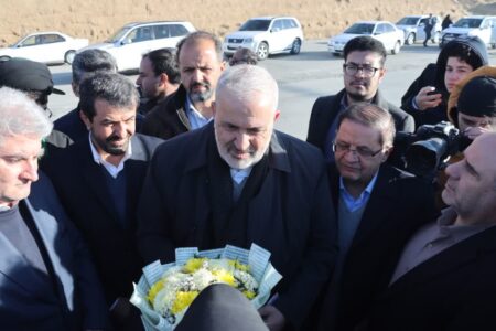 وزیر نیرو وارد همدان شد