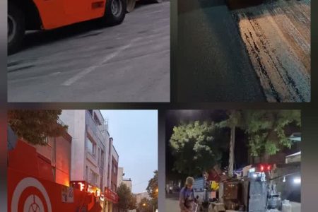 تولید ۵۴۰۰ تن آسفالت در تیرماه توسط سازمان عمران شهرداری همدان