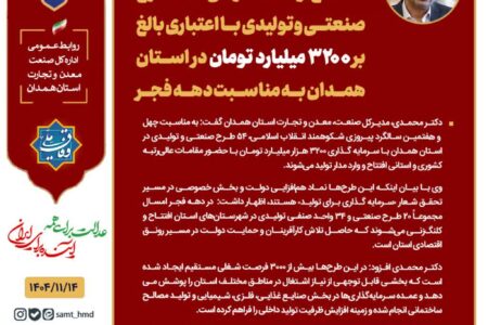 افتتاح و کلنگ زنی ۵۴ طرح صنعتی و تولیدی