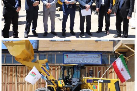 نوسازی ناوگان راهداری شهرستان بهار با تحویل یک دستگاه لودر جدید