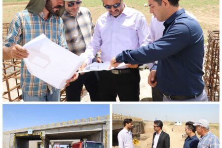 ۶ پروژه عمرانی راهداری در شهرستان فامنین با حضور مدیرکل راهداری استان همدان بررسی شد