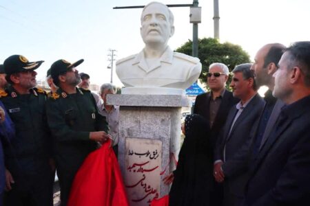 رونمایی از سردیس سپهبد شهید علی شادمانی