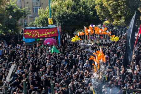 مردم هگمتانه در سوگ تاسوعای حسینی