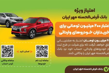 اعتبار ۲۰۰ میلیون تومانی برای خریداران خودروهای وارداتی