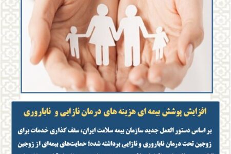 افزایش پوشش بیمه ای هزینه های درمان نازایی و ناباروری