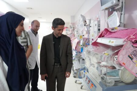 تولد چهار قلوهای همدانی در بیمارستان فاطمیه؛حال خوش مادر و نوزدان 