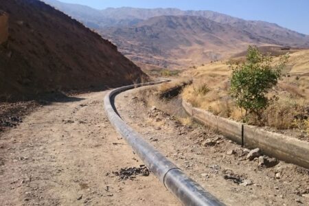 آبرسانی روستاهای باباپیرعلی و فریازان
