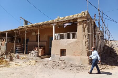آغاز مرمت فاز اول مسجد تاریخی امام رضا (ع) روستای بابانظر شهرستان رزن