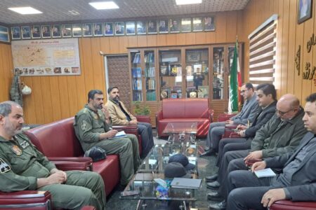 دیدار مدیرعامل شرکت سیاحتی علیصدر با ارشد نظامی آجا در استان