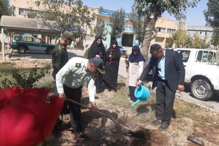 کاشت نهال به مناسبت هفته نیروی انتظامی درستاد فرماندهی نیروی انتظامی شهرستان بهار