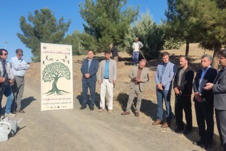 اجرای پویش نهالکاری «سلامت و تندرستی» در استان همدان با حضور ورزشکاران و مسئولان استانی