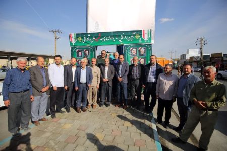 رونمایی از یادمان سپهبد شهید علی شادمانی در همدان