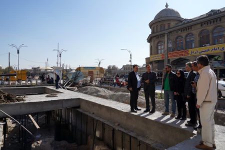 سایت موزه باستان‌شناسی خیابان باباطاهر همدان در مراحل پایانی اجرا