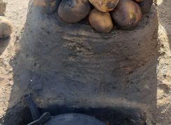 برگزاری دومین جشنواره کوره سیب زمینی در روستای حسام آباد