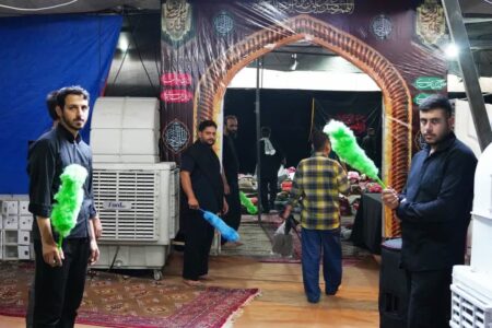 میزبانی در ضیافت عشق/ آغاز حضور خادمان همدان در مسیر کربلا